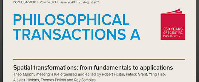 Front cover of the Phil Trans A themed issue Front cover of the Phil Trans A themed issue